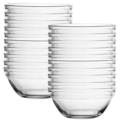 20er Set kleine Glas-Dipschalen Ø 7,5 cm, 70 ml, spülmaschinengeeignet