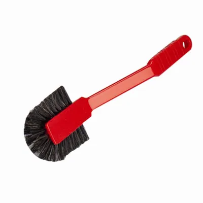 Image de BÜMAG 511-227SZ Brosse à vaisselle, plastique, crin de cheval, 27cm, forme disquette (couleur au hasard, 1 pièce)