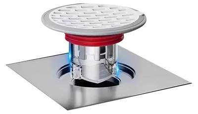 Obrázek produktu pro Zpětná klapka do podlahové vpusti, jednosměrný ventil, zápachový uzávěr, ABS magnetický uzávěr do sprchové vany, kuchyň