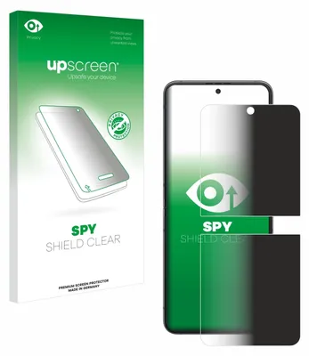 Product packaging and a smartphone with a screen protector applied.