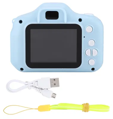 Image de X2 Mini : Appareil photo numérique pour enfants, écran IPS couleur de 2,0 pouces, portable, résolution HD 1080P (bleu)