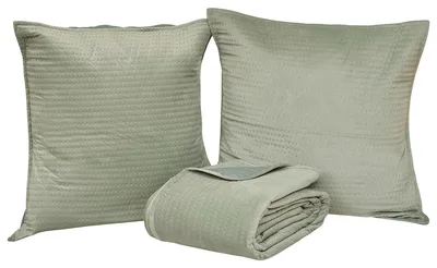 Obrázek produktu pro Přikrývka se 2 povlaky, LILOU, 240 x 260 cm, mentolová