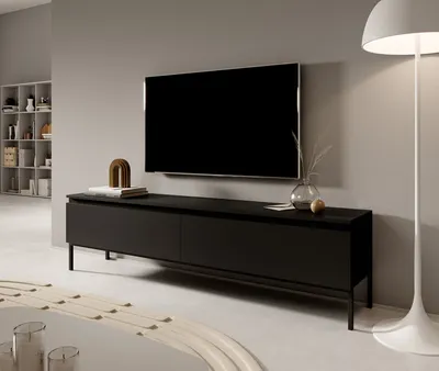 Produktbild von Selsey TV-Schrank Bemmi - Lowboard, Schwarz,  175 cm