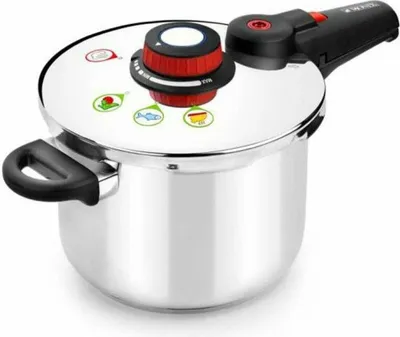 Obrázok produktu pre Monix M790002, 6 L, Keramický, Plyn, Indukčná, Nerezová oceľ, 22 cm, Nerezová oceľ, Uzatvárateľný