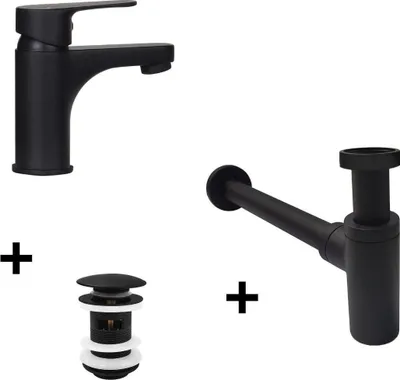 Image de Robinet GRIFO + bonde CLINT + siphon SIMON