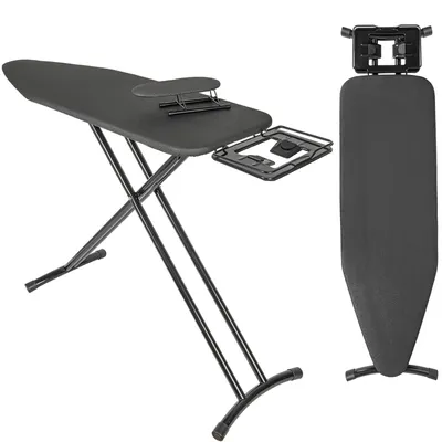 Produktbild von Bügelbrett Faltbar 110 x 30 cm - Hitzebeständige Bezüge - Höhenverstellbar - Rutschfeste Füße