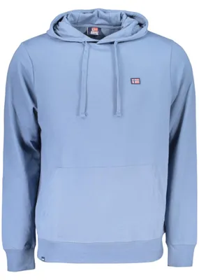 Produktbild von Stylisher Blauer Herren Kapuzenpullover im Norwegen-Stil von 1963