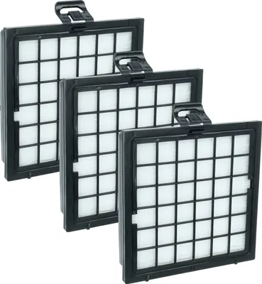 Produktbild von vhbw 3x Staubsaugerfilter Ersatz für BBZ151HF, 00483774, 00461667, 00578732, 00576093, VZ151HFB, 00650304 für Staubsauger - HEPA-Filter Schwarz Weiß