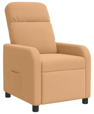 Obrázek produktu pro Křeslo vidaXL, béžová barva, potah z boucle