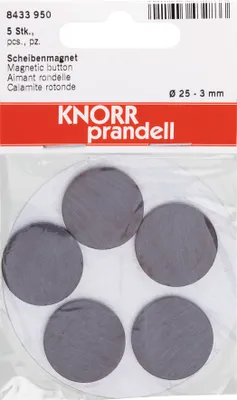 Immagine prodotto di 5XKNORR prandell 218433950 Scheibenmagnet25x3mm