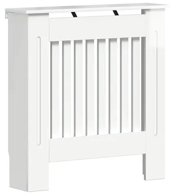 Produktbild von vidaXL Heizkörperabdeckung Hochglanz Weiß 78 x 19 x 81,5 cm