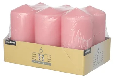 Produktbild von Papstar 17992, Rund, Pink, 24 h, 6 Stück(e)