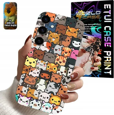 Immagine prodotto di Custodia Samsung Galaxy S24 Fe Gatti Simpatici Animali Disegni