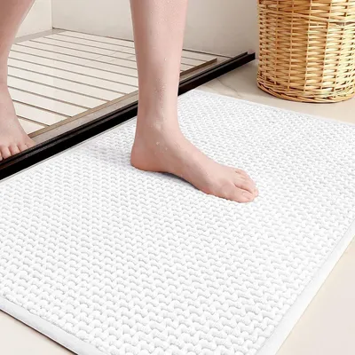 Antirutsch Badezimmerteppich aus 100% Polyester, Hauptbild