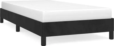 Produktbild von vidaXL Bettgestell Schwarz 90x200 cm Samt