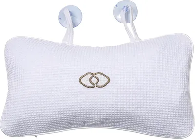 Obrázok produktu pre Kúpeľový vankúš do vane, ergonomický vankúš na hlavu, mäkký sieťový materiál, so sacími prísavkami, pre krk a
