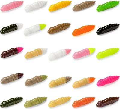 Produktbild von Fishup Pupa Garlic 1,2' 3,2cm - 10 Gummiköder, Fishup Farben:Earthworm