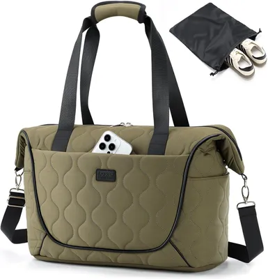Produktbild von Reisetasche M, grün, Sporttasche mit Schuhfach, für Wochenendtrip