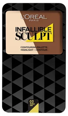 Zdjęcie produktu dla L'oreal Paris Infallible Make-Up 03 Medium/Dark Paleta