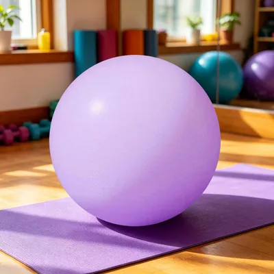 Produktbild von Kleiner Pilatesball Rutschfest und Tragbar 25 cm | Yoga Ball für Stabilität und Fitness
