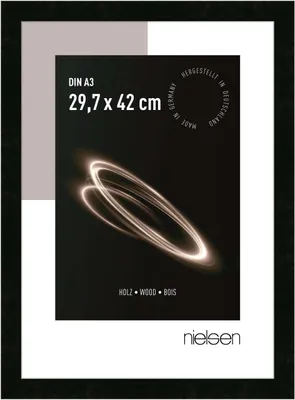 Produktbild von nielsen Holz Bilderrahmen Essential, 29,7x42 cm (A3), Schwarz