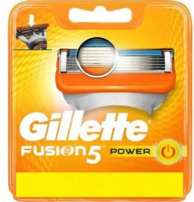Zdjęcie produktu dla Ostrza wymienne do maszynki do golenia Gillette Fusion5 Power z ostrzami zapobiegającymi tarciu