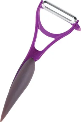 Obrázok produktu pre Mastrad Elios Y-škrabka, krájač zeleniny, kuchynský krájač, škrabka, santoprén, baklažán, F20205