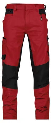 Produktbild von Stretch-Arbeitshose Helix Next PESCORE41 245g rot/schwarz, Gr. 64 DASSY 201162