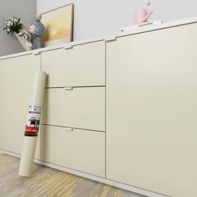 Imagen del producto de Alfombra adhesiva para pared, color beige, 30 x 500 cm, ideal para salones