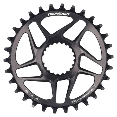 Produktbild von Stronglight Kettenblatt 1x12 30 Zähne Schwarz - Shimano FC-M6100/M7100/M8100