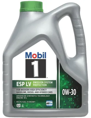 Produktbild von MOBIL 1 ESP LV für 0W-30 4 Liter Motoröl Motorenöl Vollsynthetisch WSS-M2C920-A 227.61 229.61 VCC 95200377 Öl