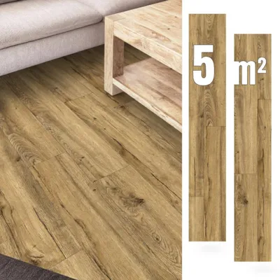 Produktbild von Selbstklebende Vinylpaneele 5 m² BRAUN Dielen PARKETT Wasserdicht