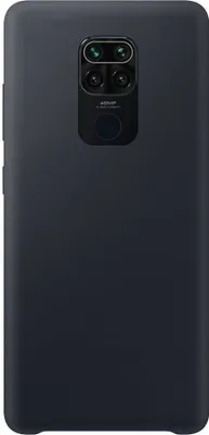 Produktbild von Silicone Hülle für Xiaomi Redmi Note 9/10X - Schwarz KP10994
