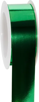 Produktbild von Geschenkband Polyband 40mm/25m Metallic Grün