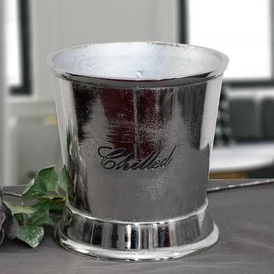Produktbild von Flaschenkühler, Sektkühler, Eiseimer, Eisbehälter, Aluminium, klein