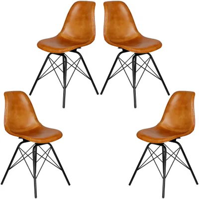 Produktbild von Stuhl Esszimmerstuhl Leder Stuhl Stühle