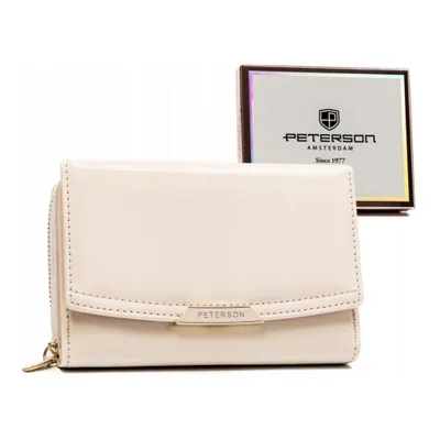 Obrázek produktu pro Peterson dámská peněženka ekologická kůže béžová RFID 15x9,5 cm