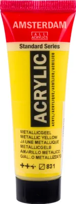 Obrázok produktu pre Akrylová farba Amsterdam Standard Series 20 ml metalická žltá 831