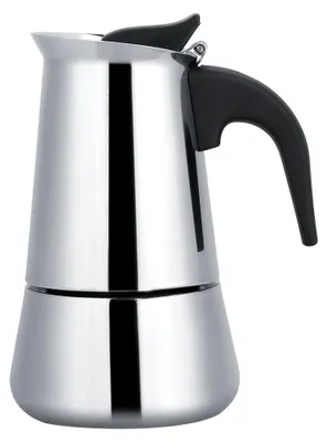 Zdjęcie produktu dla Przenośny dzbanek do kawy ze stali nierdzewnej, ekspres do kawy typu Moka, Moka (300 ml)
