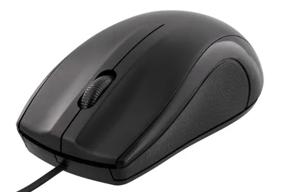 Image de DELTACO souris optique filaire, 3 boutons avec défilement, 1200 DPI, noir