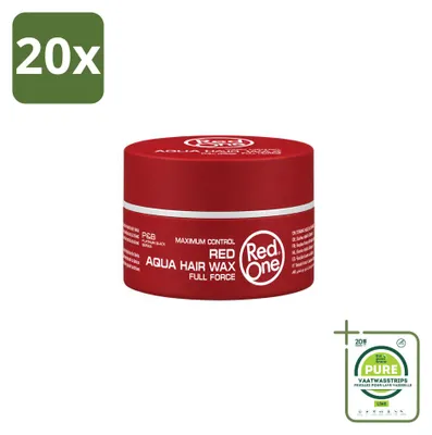 Produktbild von 20 x Red One Aqua Hair Wax Red 150 ml - Großpackung - 20 Stücke