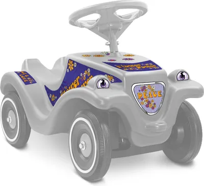Produktbild von Design Sticker Set kompatibel mit BIG Bobby Car Classic – Selbstklebende Aufkleber für Spielauto, Kratzfest, Wasserfest, Matt R194-12