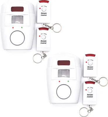 Produktbild von Set 2x Sensor Alarmanlage Sicherheit System Bewegungsmelder Alarm