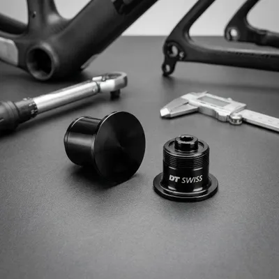 Produktbild von DT Swiss Umrüstkit Achse 12 mm - schnelle Achsumrüstung für DT Swiss Naben