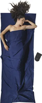 Produktbild von Cocoon Leicht-Reiseschlafsack,Rechteck,220 x 90cm,100 %Mikrofaser, twilight blue