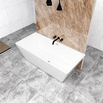 Produktbild von Rechteck Badewanne 150x72cm Verschenken Acrylschürze, Füßen und Ablaufgarnitur