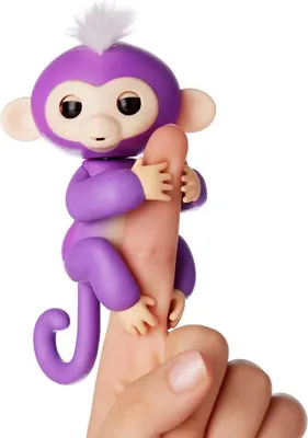 Obrázek produktu pro Cenocco Finger Toy Happy Monkey Purple