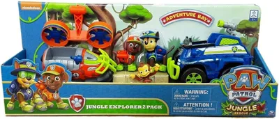 Produktbild von Nickelodeon Paw Patrol Jungle Explorer 2 Pack - 2 Autos - Kinderspielzeug