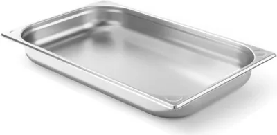 Imagen del producto de Contenedores Gastronorm HENDI, tamaño 1/1, 65 mm, de acero inoxidable. Línea para cocina