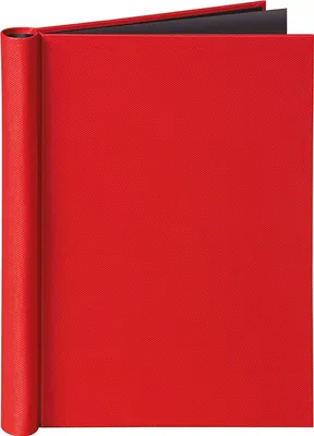 Produktbild von Klemmbinder A4 Karton rot Packung mit 10 Stück